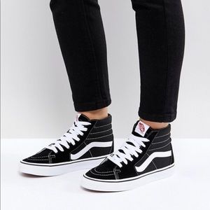 Black Vans High Tops
